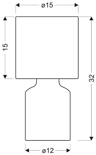 Biała lampa stołowa z ozdobną podstawą H6-N88