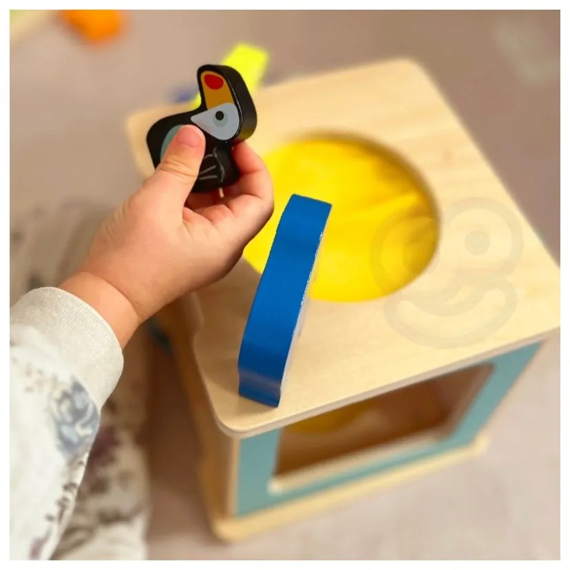 Tooky toy box pudełko xxl montessori edukacyjne 7w1 sensoryczne 31-36 mies.