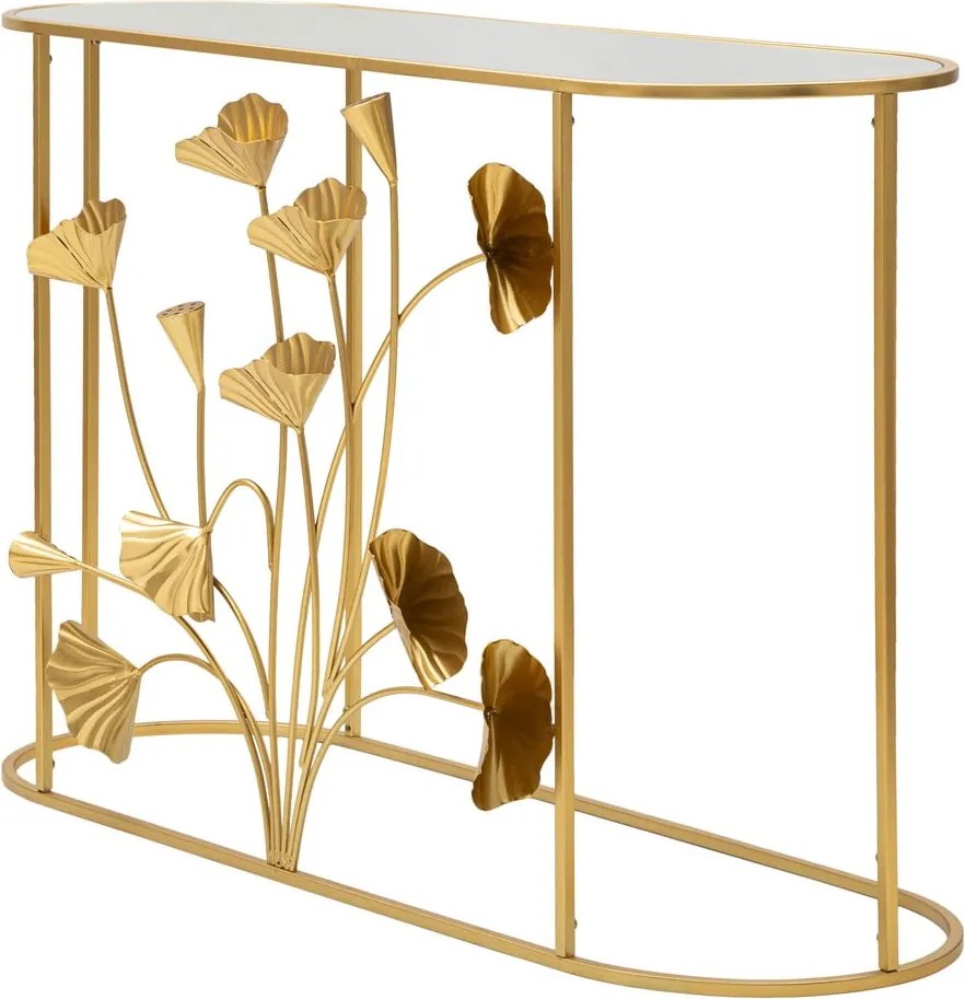Konsola w kolorze złota 40x120 cm Flow – Mauro Ferretti