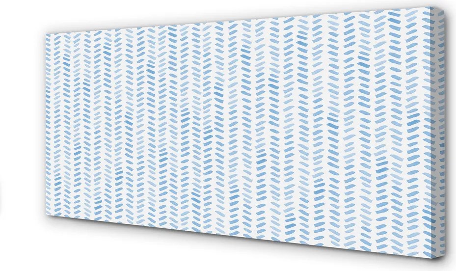 Obraz drukowany na płótnie Niebieska Jodełka