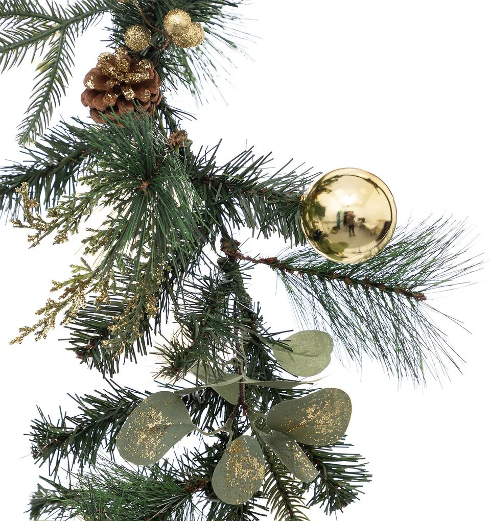 Girlanda świąteczna z bombkami, 200 cm