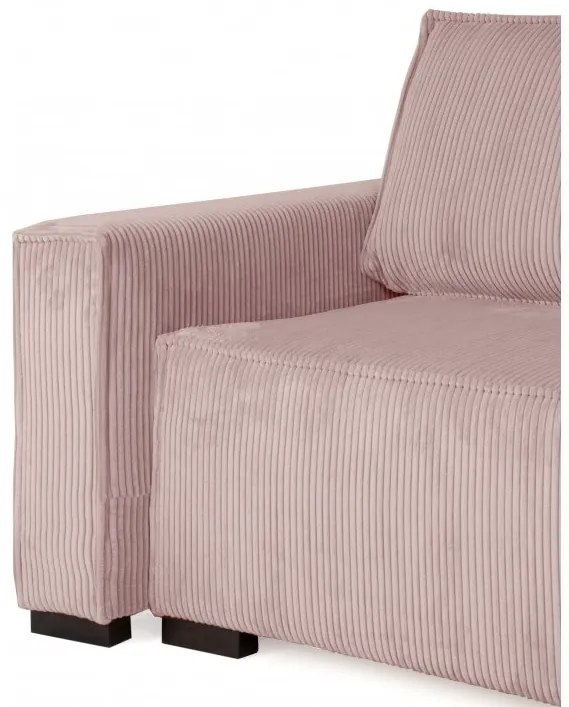 Trzyosobowa sofa rozkładana SMART różowa