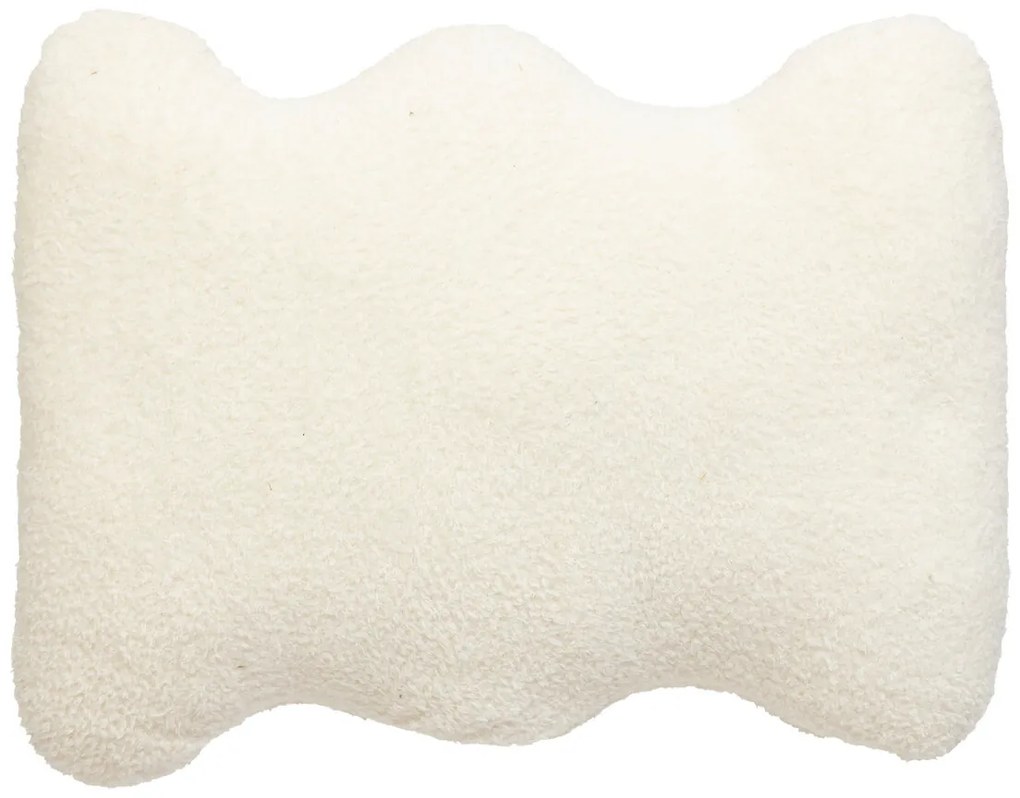 Poduszka dekoracyjna bouclé WAVY BLISS, 48 x 13 x 35 cm