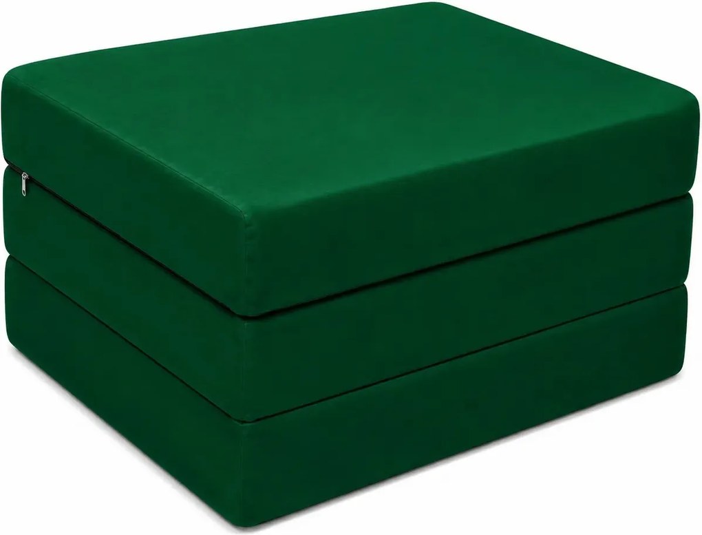 Materac 180/60 + Torba składany turystyczny tkanina Welur : Kolor tkaniny - VELVET - MG25, Rozmiar - 180/60/10, Typ tkaniny - Velvet