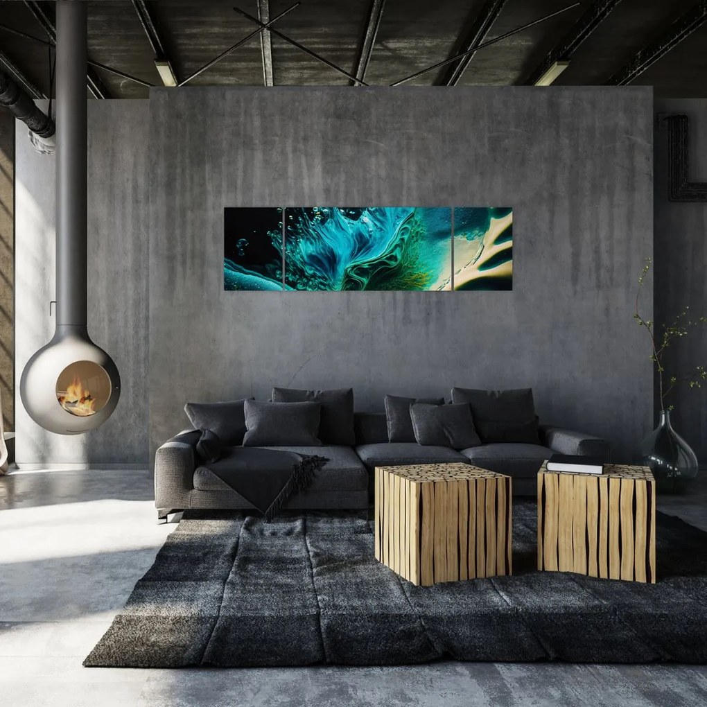 Obraz - Streszczenie (170x50 cm)