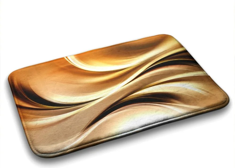 Dywanik łazienkowy antypoślizgowy Dywanik łazienkowy antypoślizgowy Złota Abstrakcja