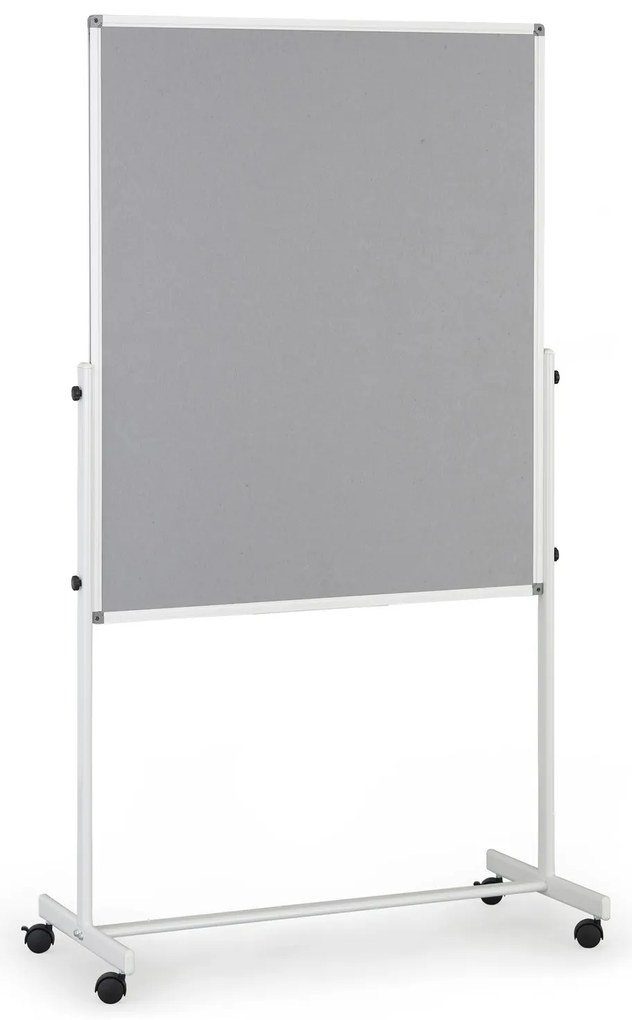 Mobilny flipchart, powierzchnia kombinowana, 1200 × 1000 mm