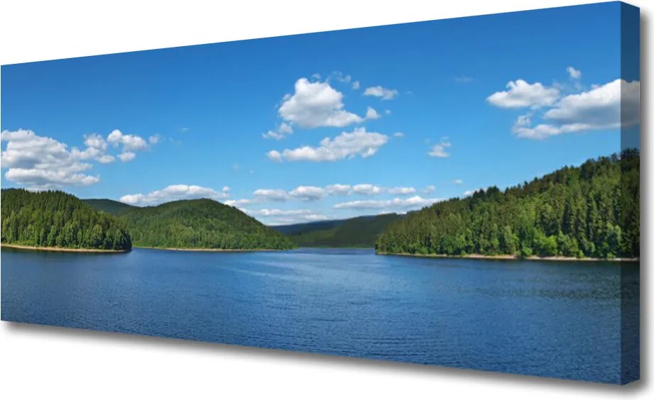 Obraz canvas Jezioro w Objęciach Puszczy