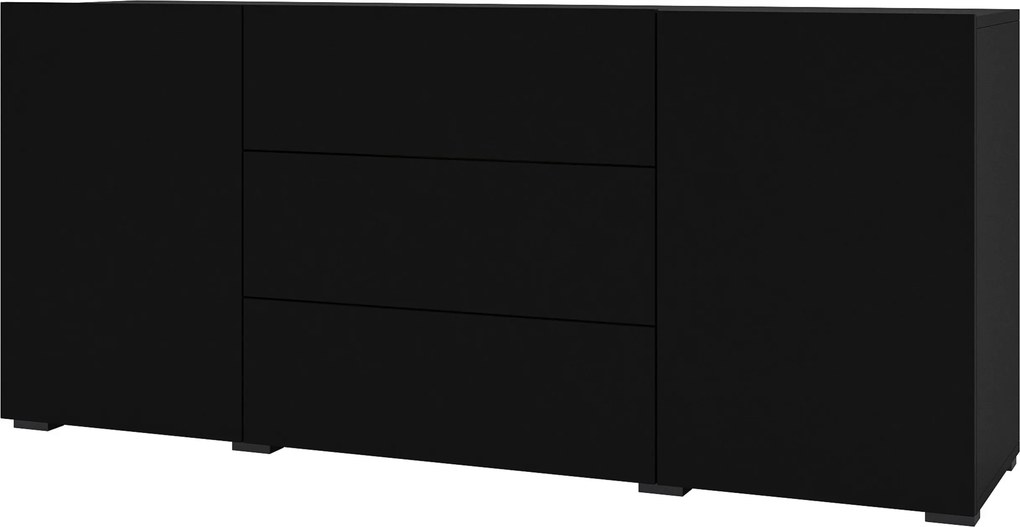 Komoda AURORA 140 cm do Salonu Sypialni Czarny