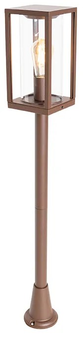 Zewnetrzna Industrialna lampa podłogowa zewnętrzna rdzawo-brązowa 100 cm IP44 - CharloisPrzemysłowy Oswietlenie zewnetrzne