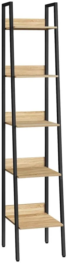 Metalowy regał industrialny dąb sonoma - Marinex