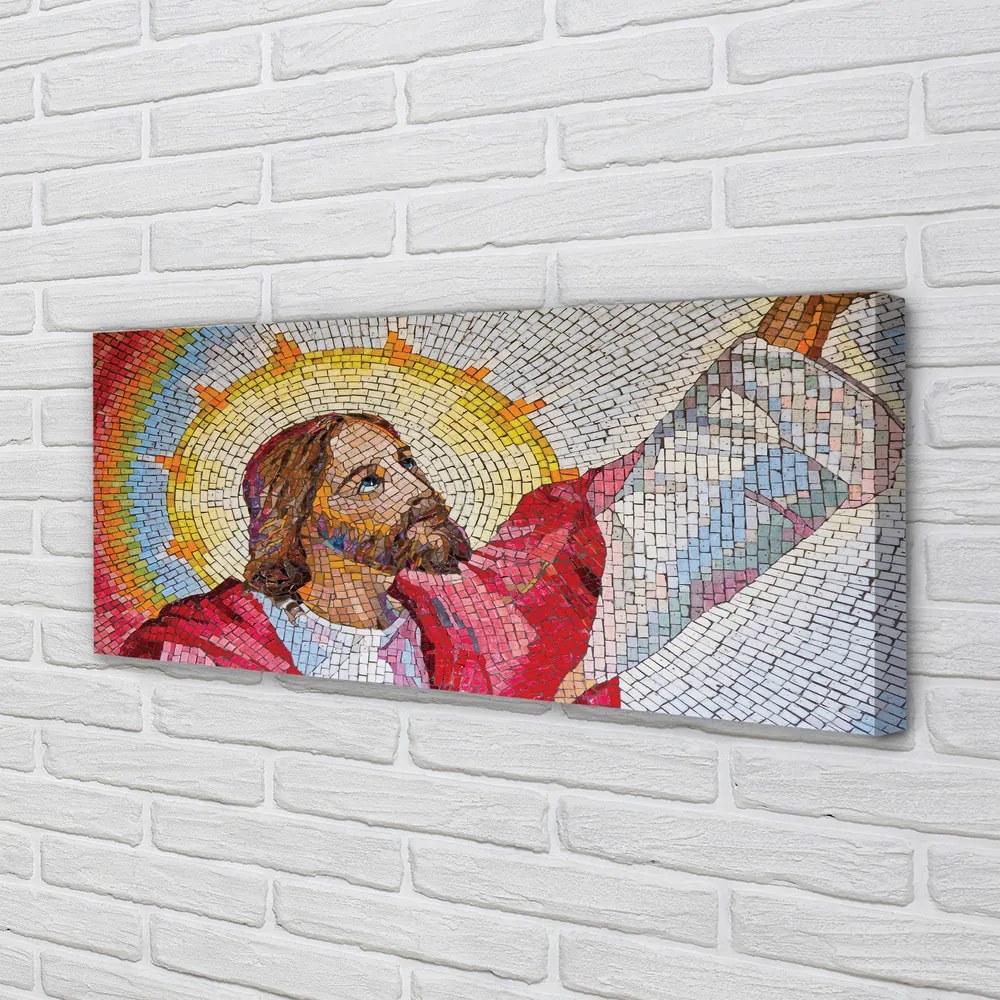 Obraz na płótnie Mozaika Jezus