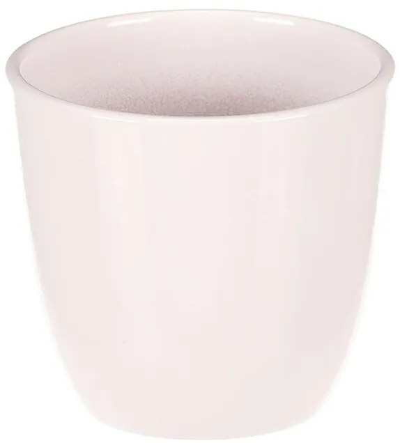 Osłonka ceramiczna na kwiaty Terakota, śr. 10 cm, biały