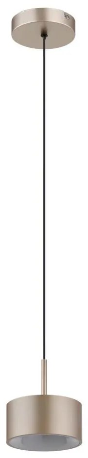 Globo 56964H - Żyrandol LED na lince RAYMOND LED/12W/230V 3000K Ø 15 cm mosiądz