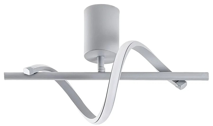 Szara lampa sufitowa LED ø 7 cm Likma – Opviq lights