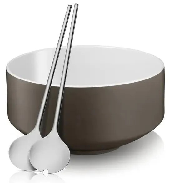 WMF - Misa do sałatek z przyborami MOTO szara