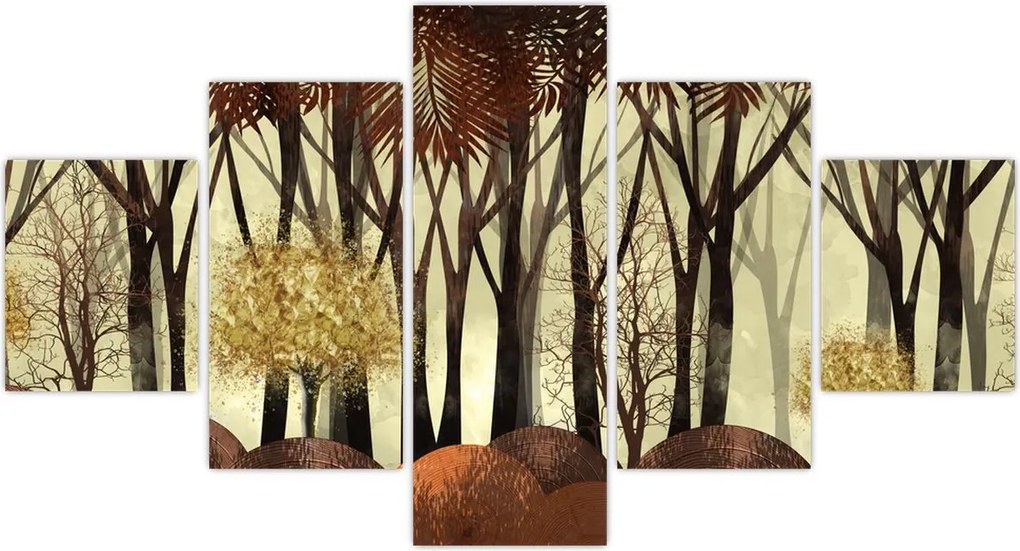 Obraz - Las dekoracyjny (125x70 cm)