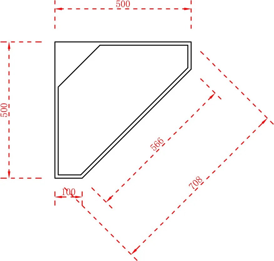 Umywalka stojąca narożna TWZ70