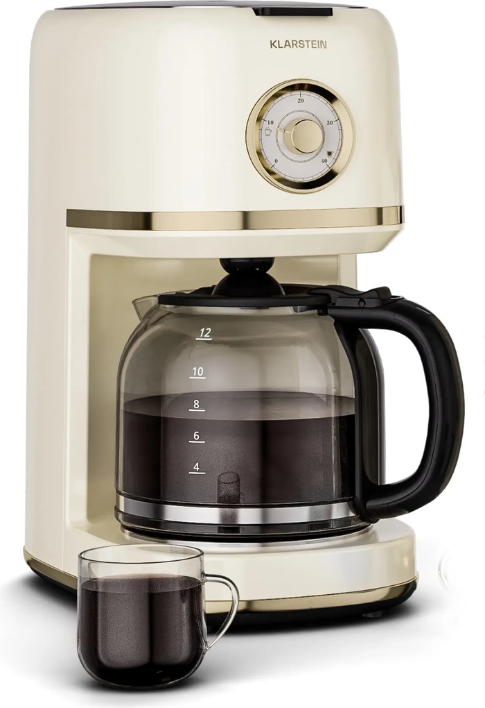 Klarstein Victoria Przelewowy ekspres do kawy 12 filiżanek