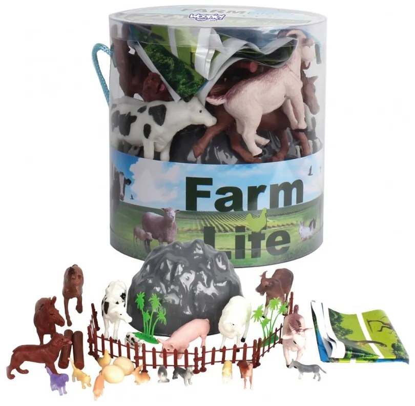 Woopie zestaw figurki zwierzęta farma 34 szt.