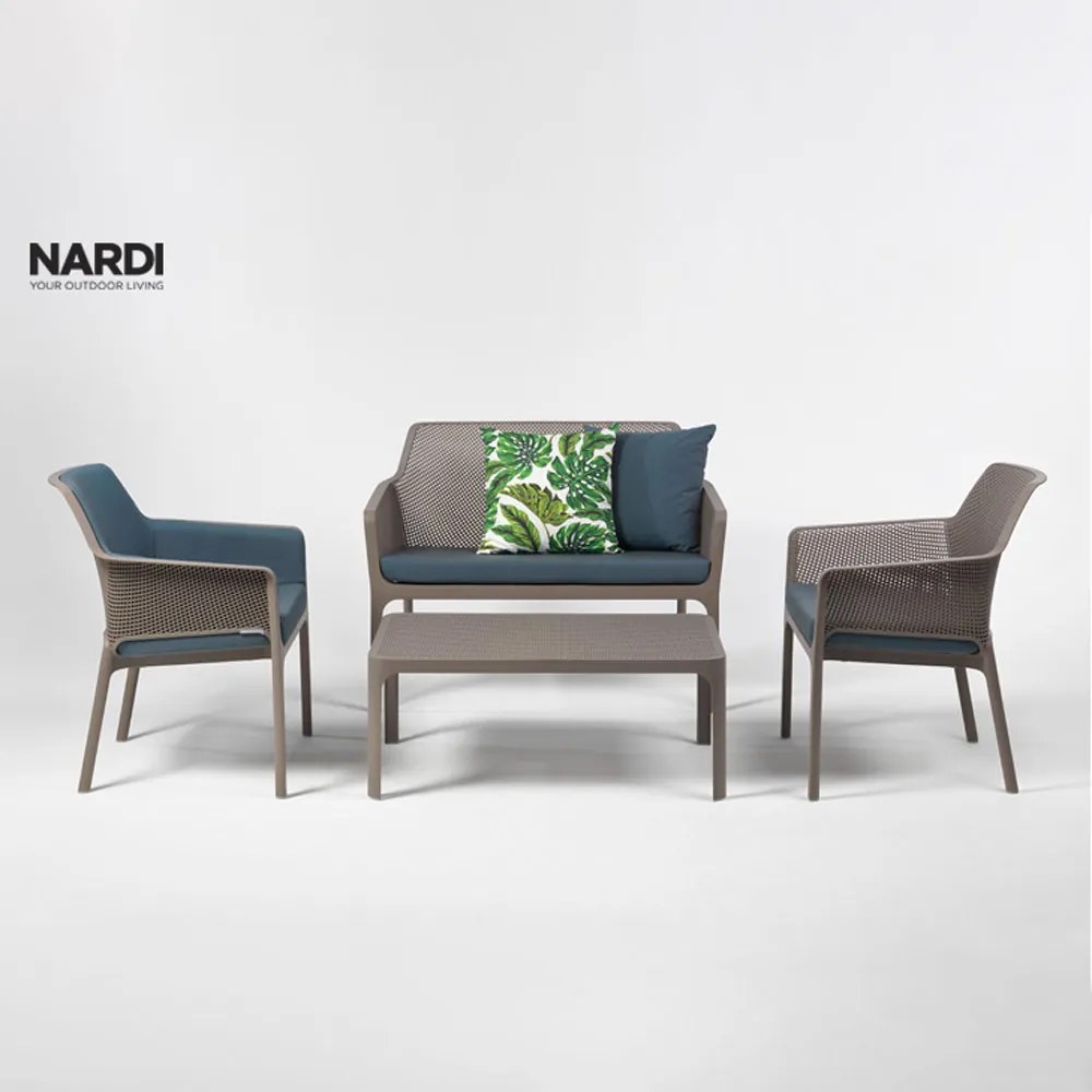 Stolik ogrodowy Net Tortora 100 x 60 cm NARDI
