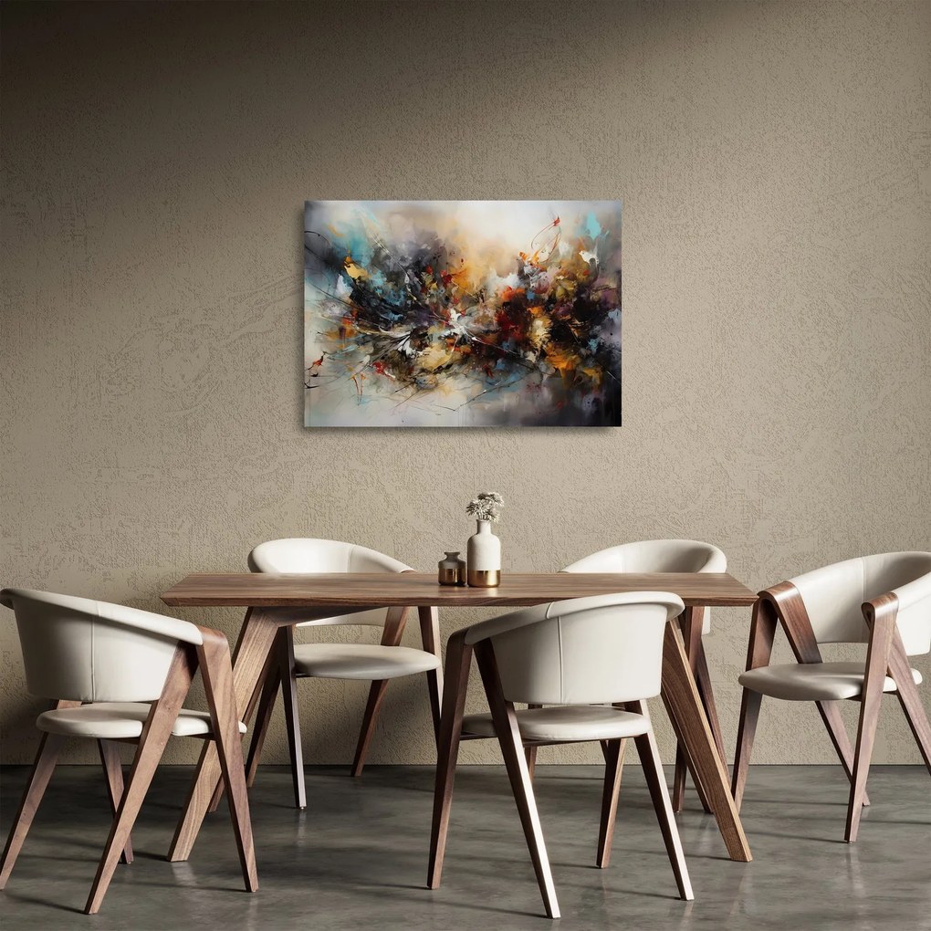 Obraz na szkle - Grafika abstrakcyjna (70x50 cm)