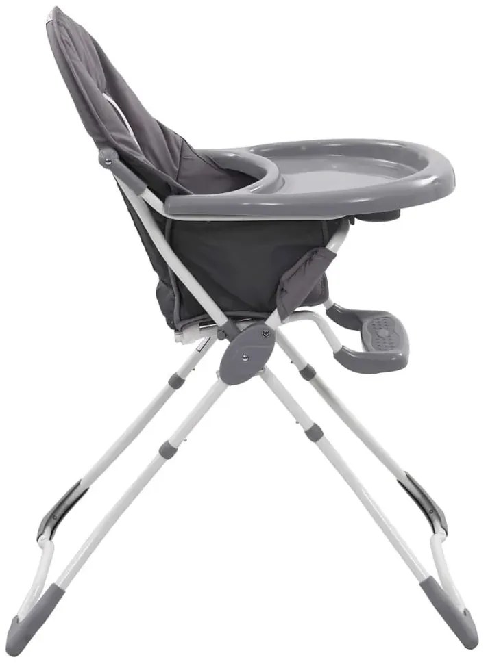 Szare składane krzesełko do karmienia P0-K00