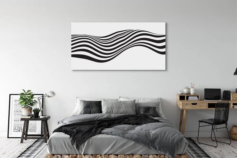 Zdjęcie na płótnie Falujący Wzór Zebry