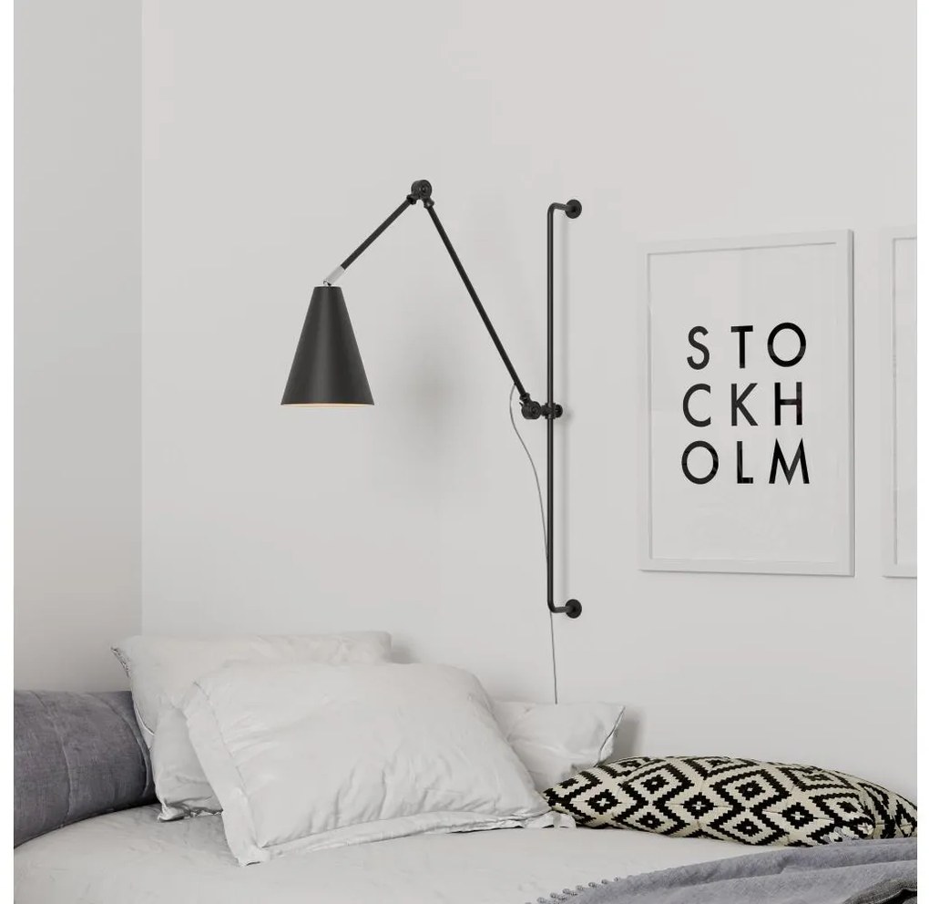 ByRydens 4300530-4002 - Kinkiet YUKON 1xE27/5W/230V czarny