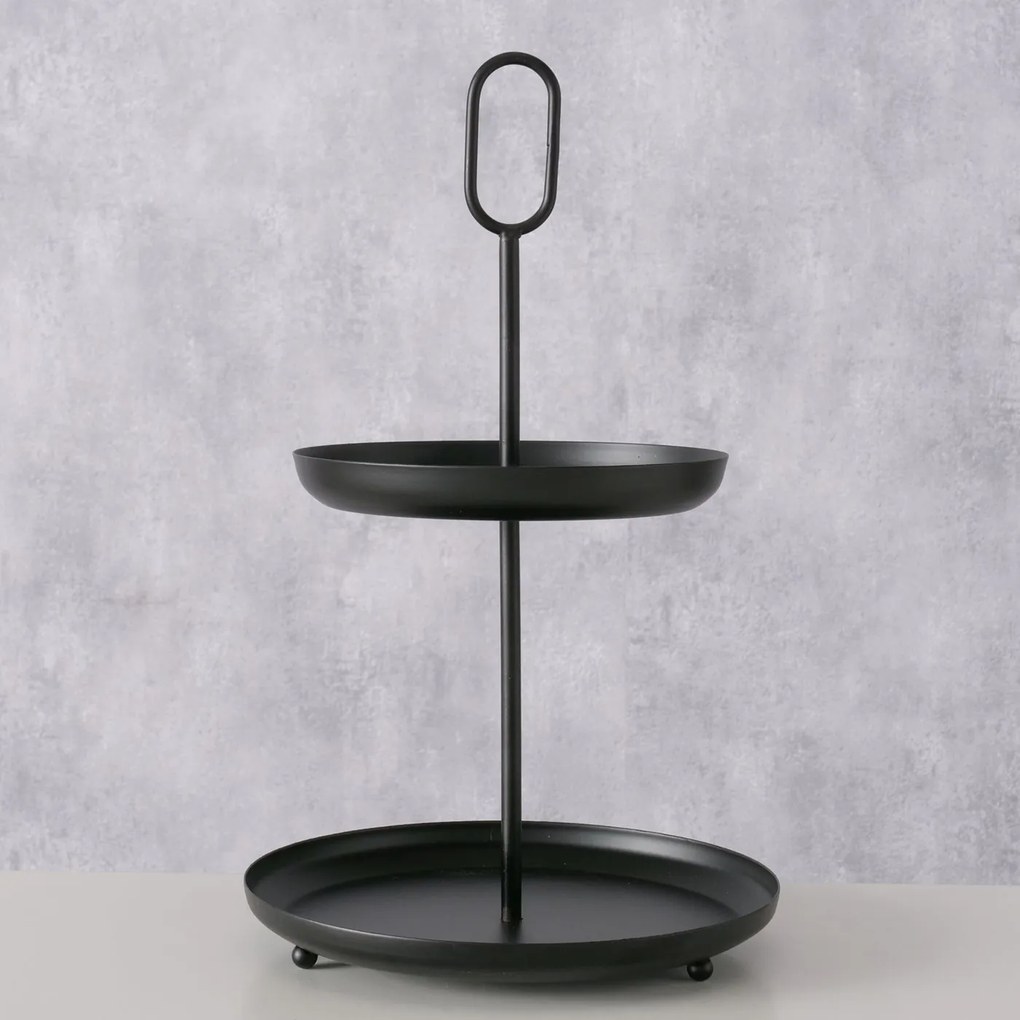 Patera na ciasto GOGO, metalowa, wys. 34 cm