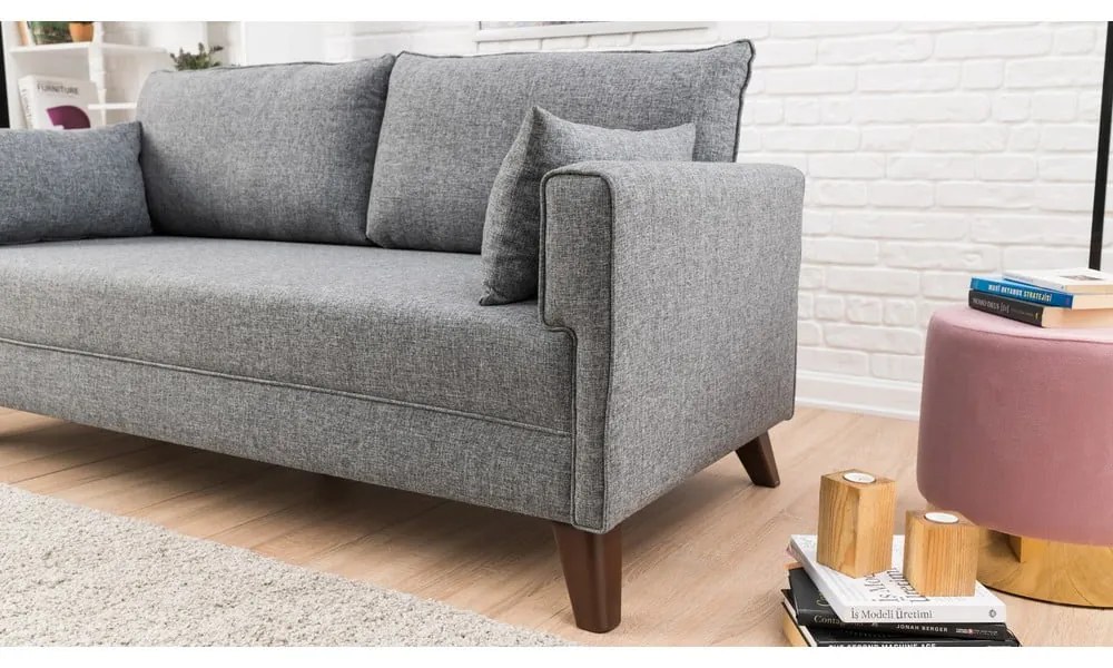 Szara sofa 177 cm Bella – Balcab Home