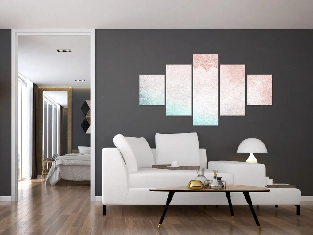Obraz - Mandale na ścianie 2 (125x70 cm)