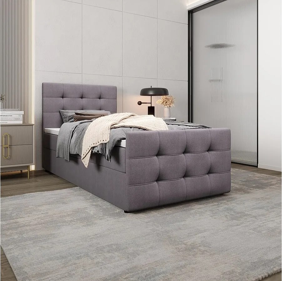 Łóżko kontynentalne MILANO 2 120x200 Cosmic 160