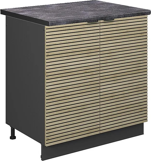 Szafka pod zlew panel dębowy 80x60x82 fame-line