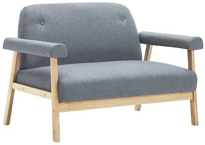 Tapicerowana sofa 2-osobowa Uxis 2G - jasny szary