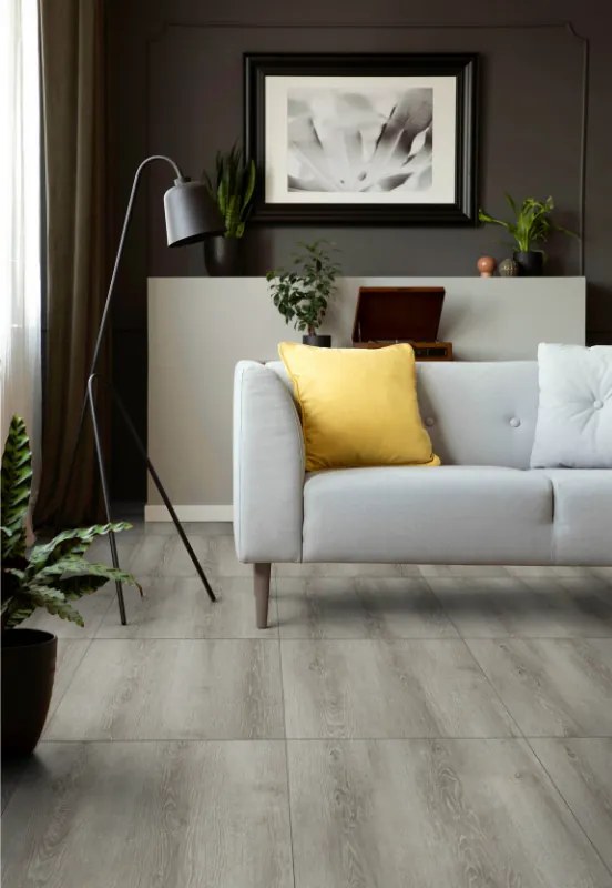 Płytka Fortelock Business, 668 x 668 mm, grafit/dąb skandynawski