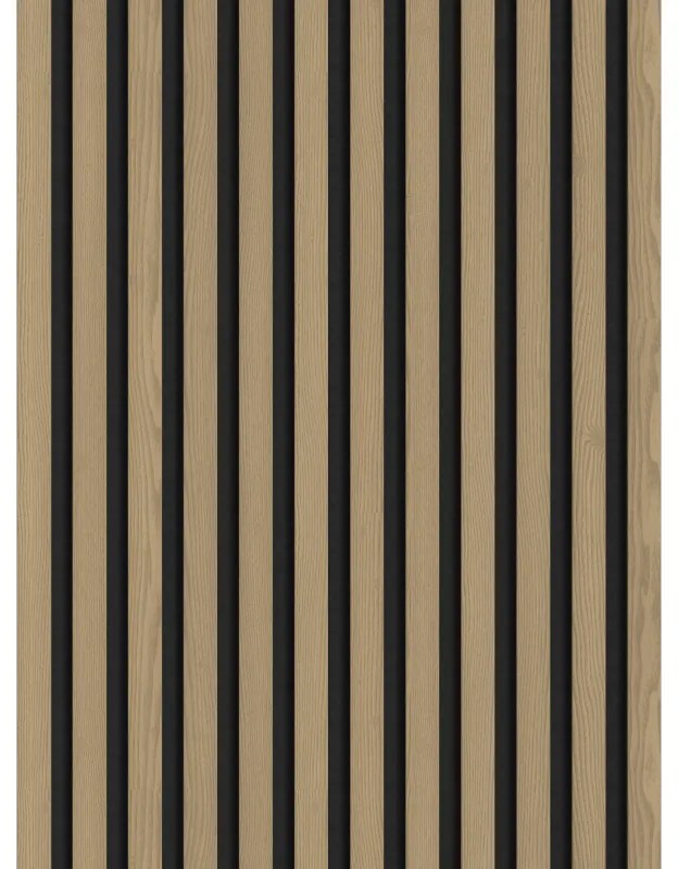 Mexen Lam-F lamele ścienne akustyczne 275 x 30 cm, filc 8 mm, fornir techniczny, Dąb Szlachetny - S105-275307-3015-004