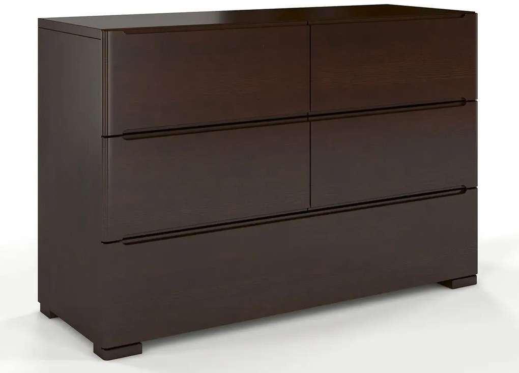 Komoda drewniana 5 szuflad Inca 4S - Palisander