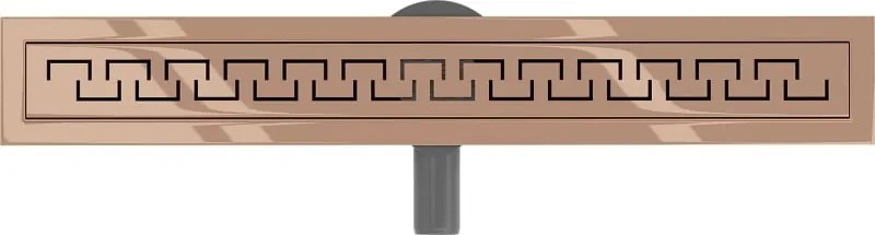 Mexen Flat 360° M15 odpływ liniowy obrotowy 60 cm, różowe złoto - 1624060-40