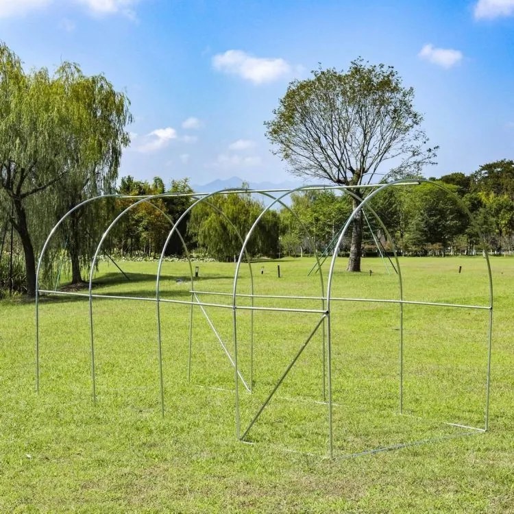 Szklarnia foliowa ogrodowa 2x4 m z oknami i moskitierą G228