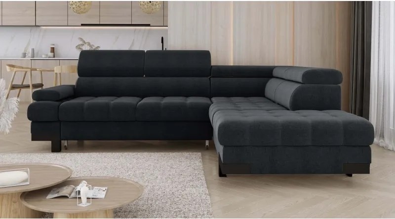 Narożnik SELVA L z funkcją spania i pojemnikiem AUSTIN 20 WERSAL