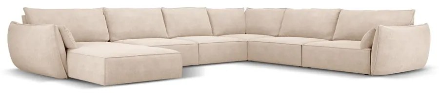 Beżowy narożnik (prawostronny) Vanda – Mazzini Sofas