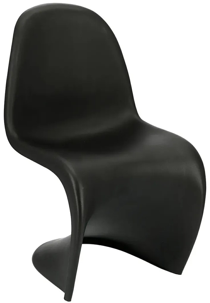 Designerskie czarne krzesło A7-G29