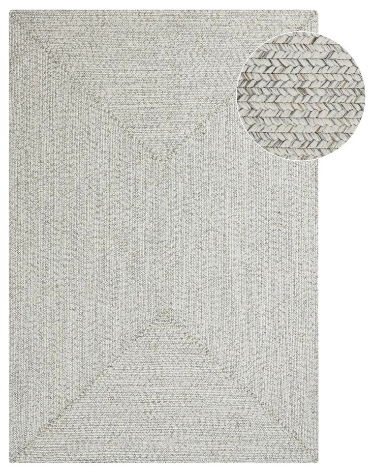 Białobeżowy dywan odpowiedni na zewnątrz 150x80 cm – NORTHRUGS