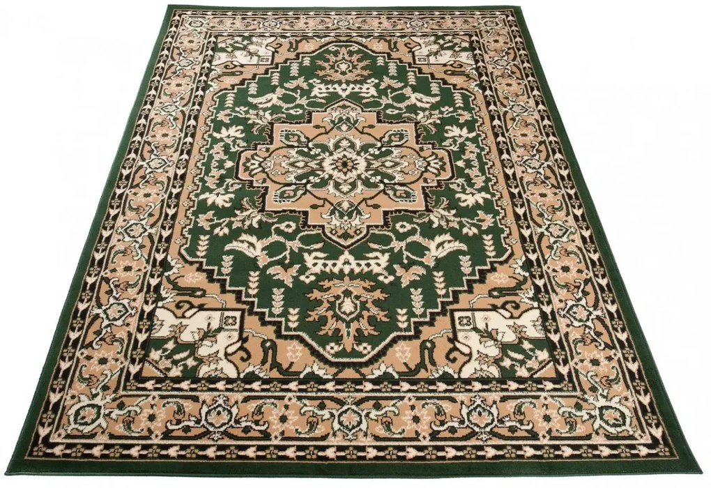 Zielony dywan orientalny R6-M92