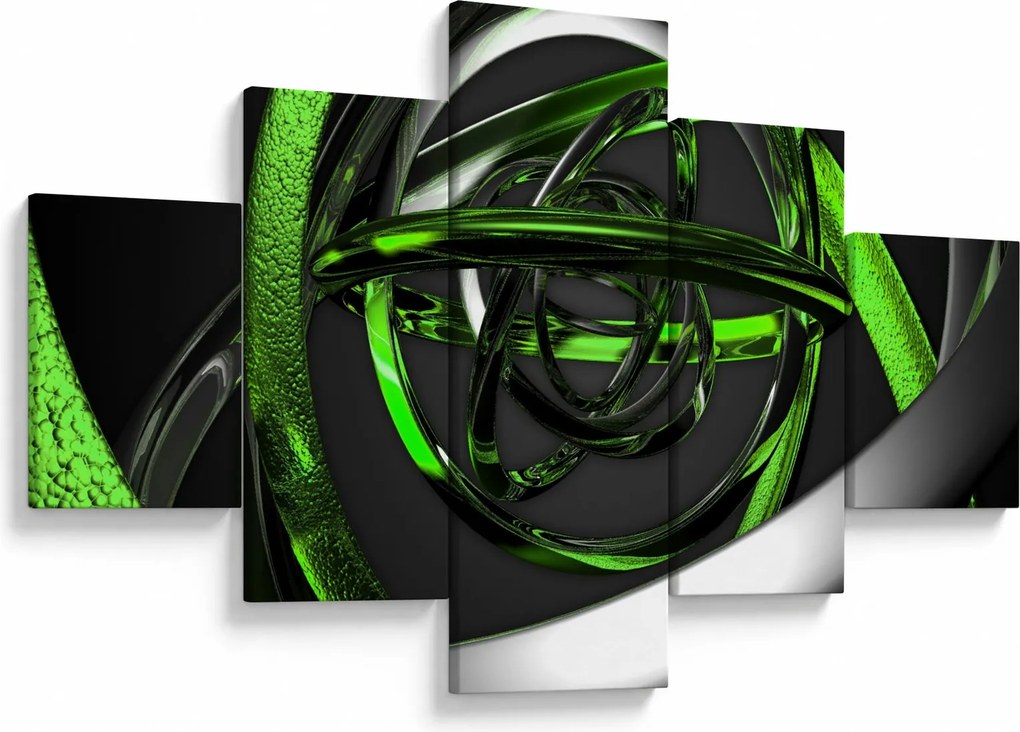 Obraz abstrakcji (125x70 cm)