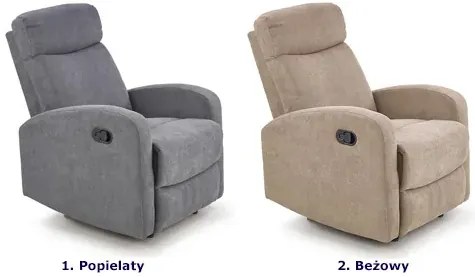 Beżowy fotel rozkładany G5-K20