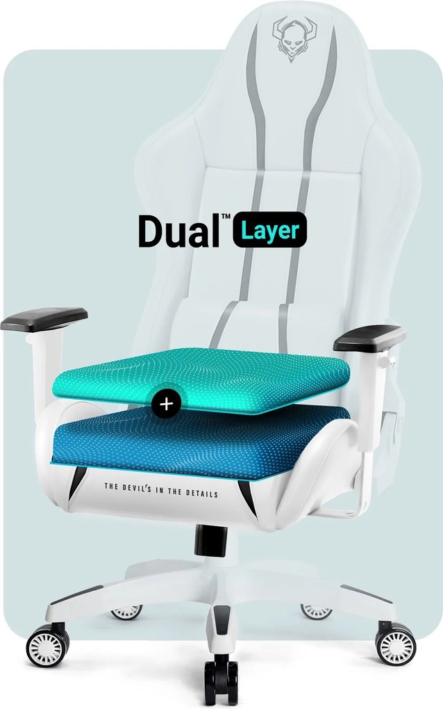 Fotel Diablo X-ONE 2.0 Normal biały