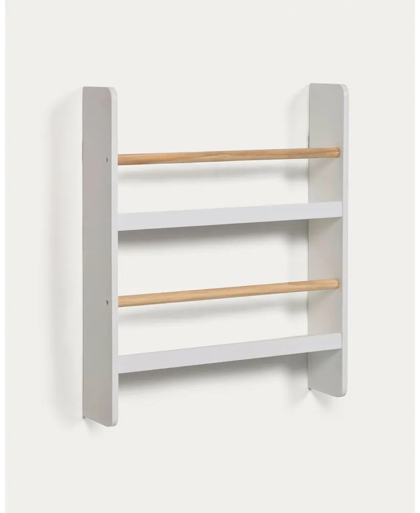 Biała wielopoziomowa półka dziecięca 50 cm Gopi – Kave Home