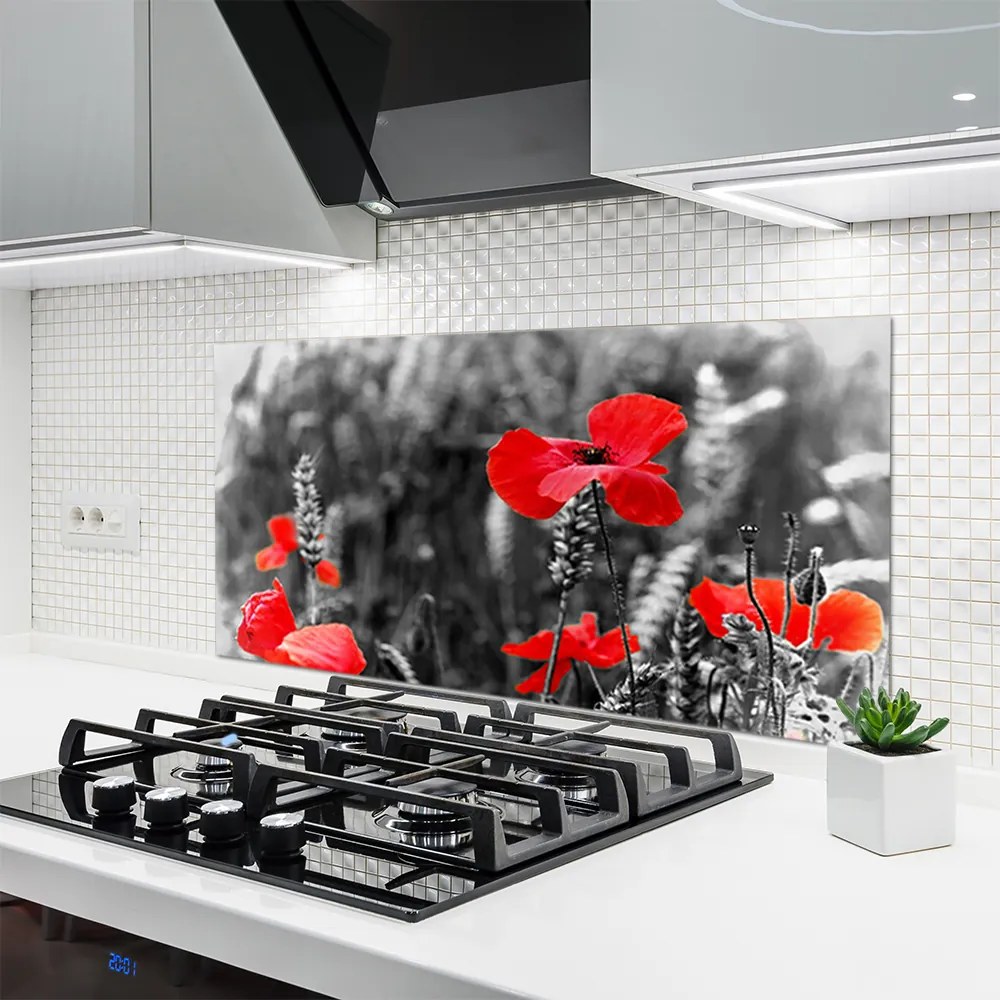 Panel Kuchenny Klasyczne Czerwone Maki